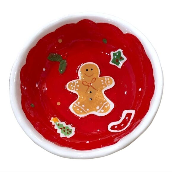 NEW Potter’s Studio Gingerbread Severing Plate & Bowl Sets - Picture 4 of 6